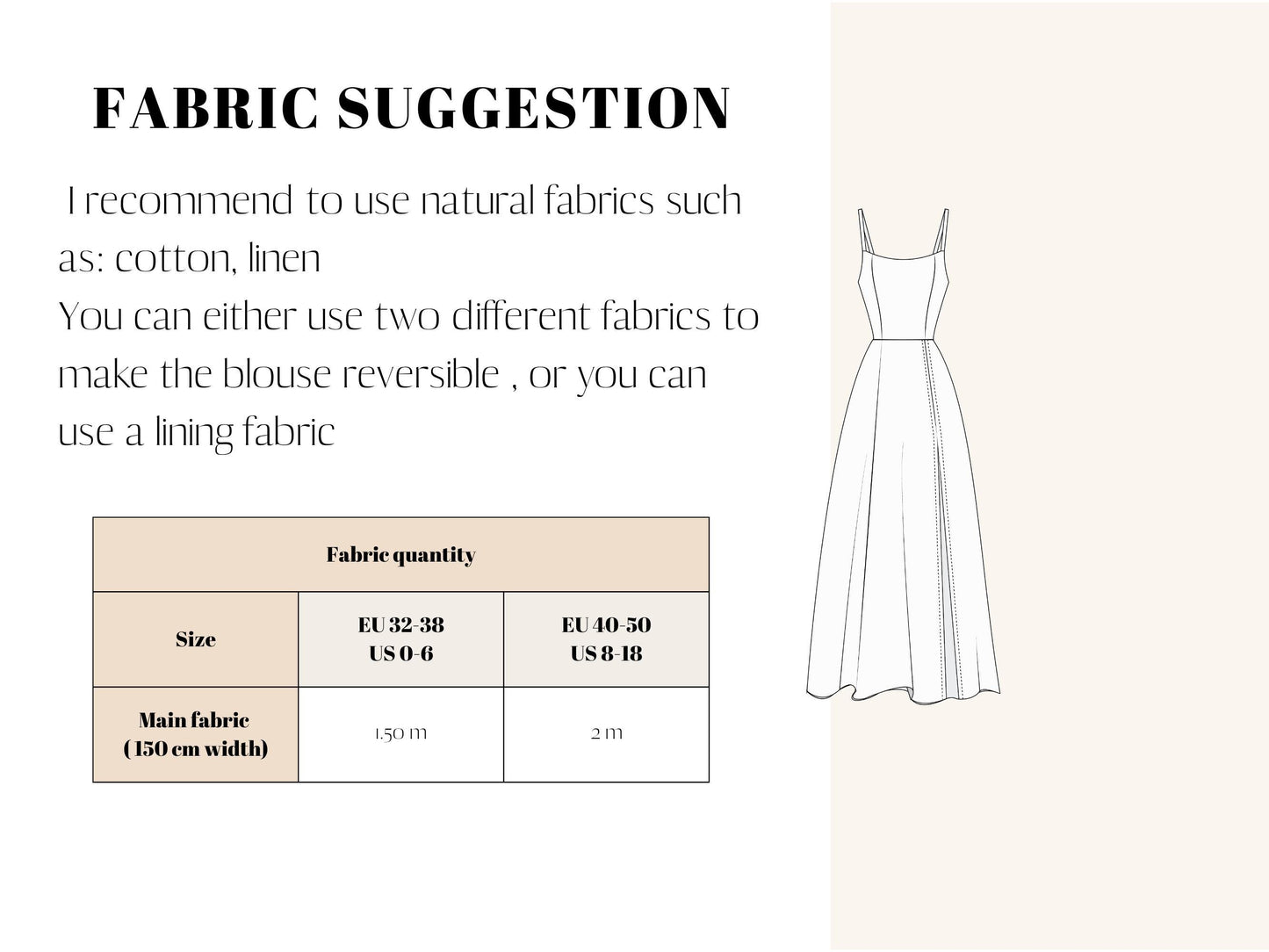 Sway- A line dress - Digital Sewing Pattern