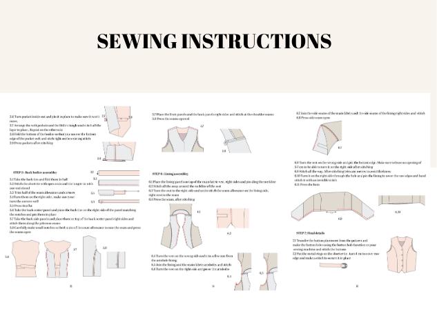 Echo Tailored Waistcoat - Digital Sewing Pattern