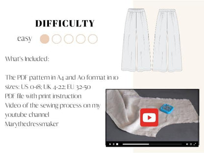 Milo Pants - Digital Sewing Pattern