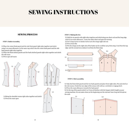 Daisy Drop-Waist Dress - Digital Sewing Pattern