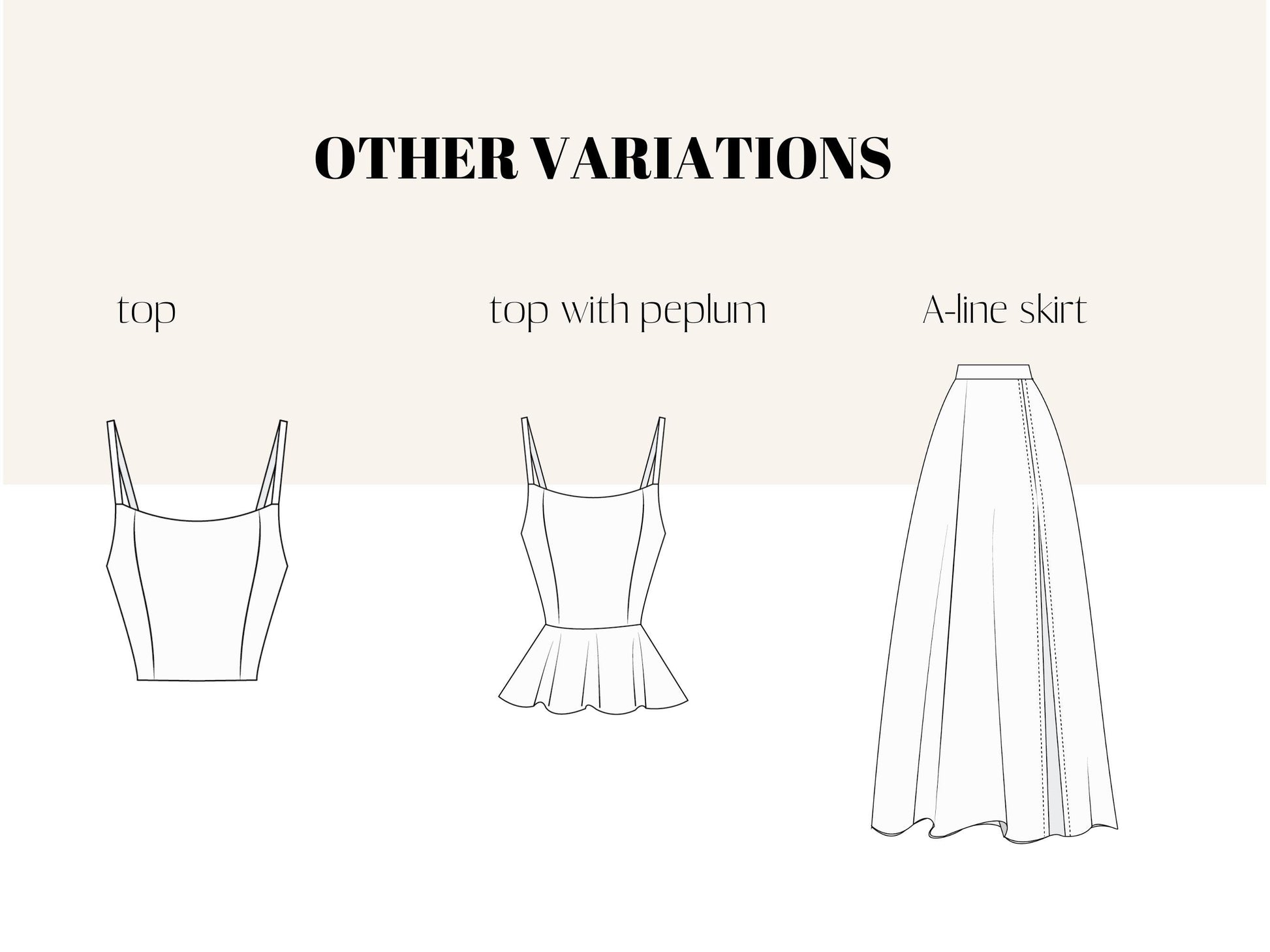 Sway- A line dress - Digital Sewing Pattern TheSewingBirdie Sway- A line dress - Digital Sewing Pattern TheSewingBirdie