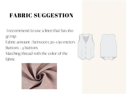 Milo Waistcoat - Digital Sewing Pattern
