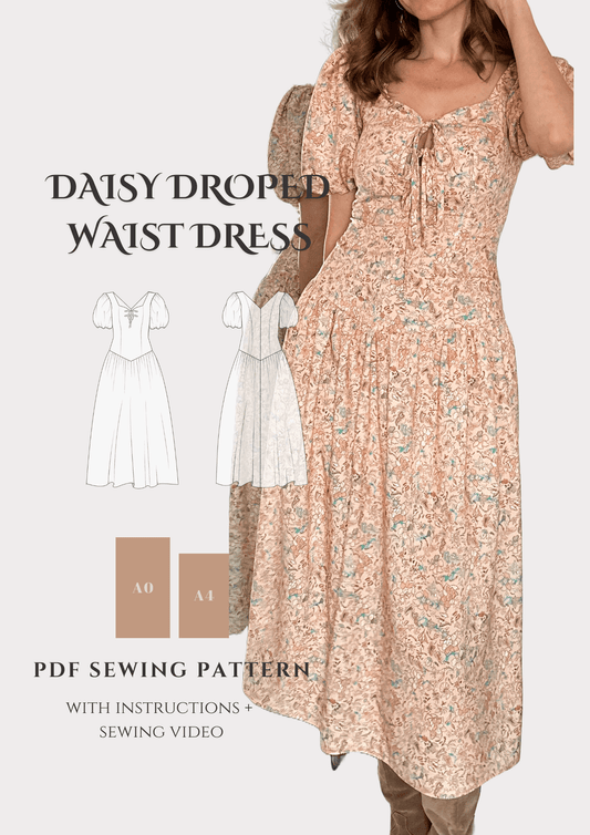 Daisy Drop-Waist Dress - Digital Sewing Pattern